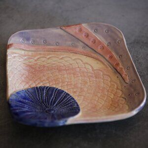 Len Hughes Trinket Dish Colorful